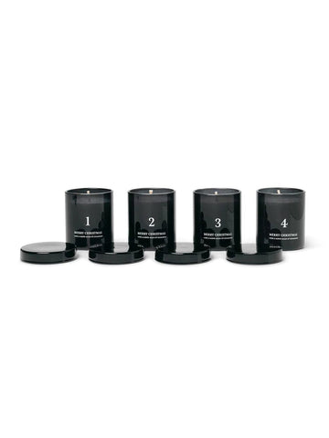 Adventsduftkerzen - schwarz - Ferm Living